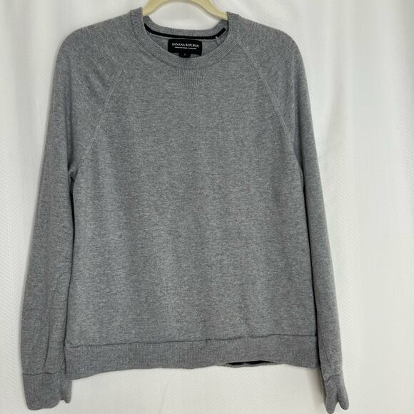Banana Republic women’s Cashmere and wool blend gray sweater size large - Picture 1 of 5
